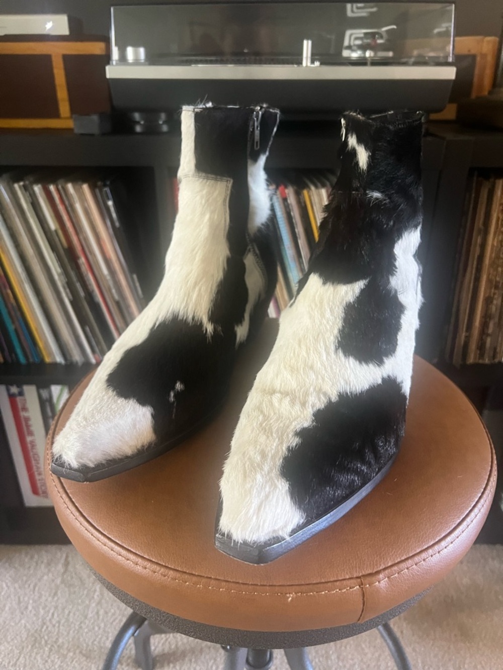 Luxxe Men’s Genuine Cowhide Boots-Size 10.5 US